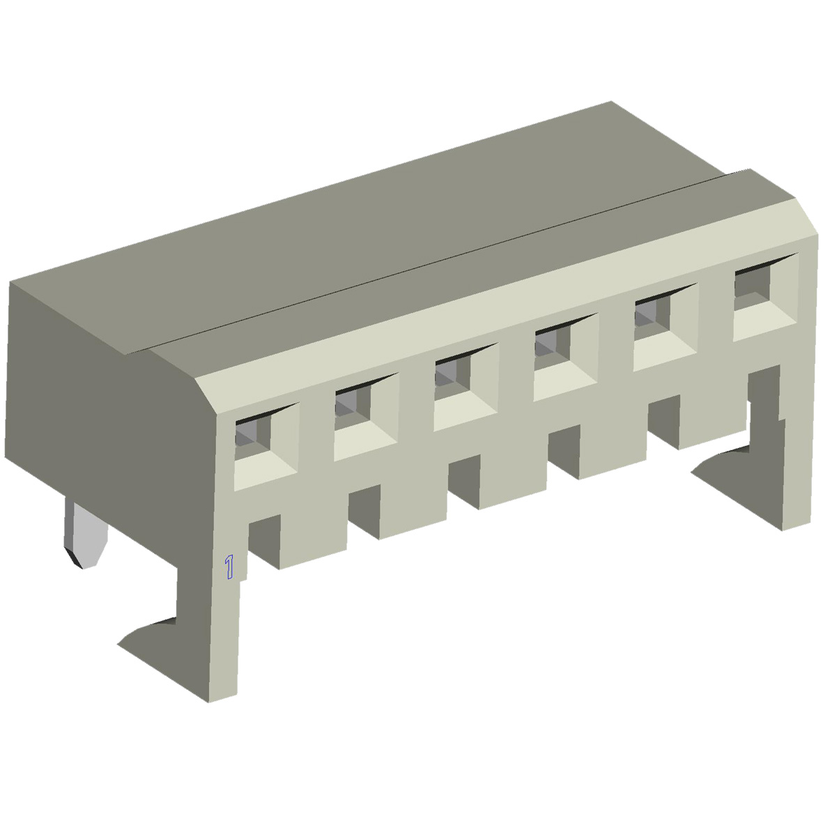 41815R series, angular sockets to PCB, pitch 3,96 mm, 1x15 pins