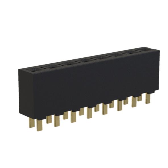 BL2289-01xxM series, single-row straight SMD sockets, pitch 3,96 mm, Board-to-Board connectors > pitch 3,96 mm