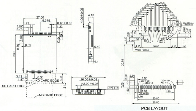 Card Series Connector