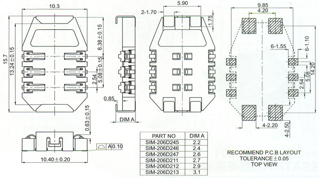 Card Series Connector