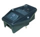 Power supply plug IEC60320(C14) with switch and fuse holder on screws on the panel