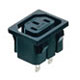 The IEC 60320 socket(C13) mains power supply with snap-on panel