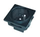 Socket CEE 7/5-line power supply with snap-on panel