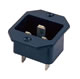 Plug IEC60320(C19) mains power supply on the screws on the panel