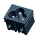 Plug IEC60320(C6) angled mains power supply for soldering the Board