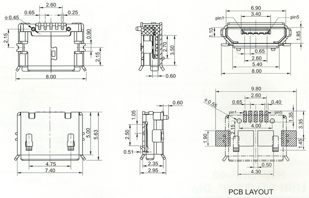 Micro USB Series Connector