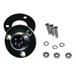 plug with flange to device
