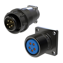 kit: plug to cable+socket with flange to device