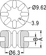 Anti-vibrate grommet