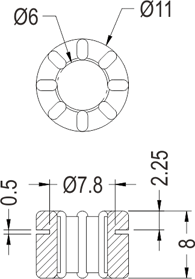 Anti-vibrate grommet