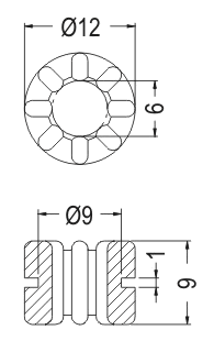 Anti-vibrate grommet