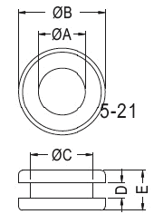 Anti-vibrate grommet