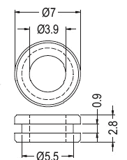 Anti-vibrate grommet