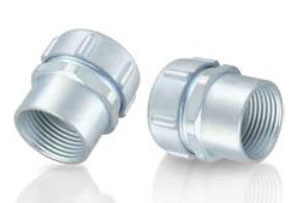 Female Thread Zinc Fittings For Convoluted Metal Conduits