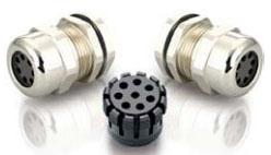 Multi-Hole Insert Brass Cable Glands (7-8 Holes)