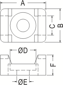 Cable tie mount