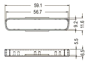 LED spacer support