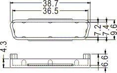 LED spacer support