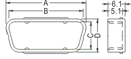 LED spacer support