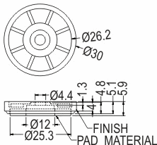 Rubber and Plastic Foot / Furniture