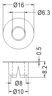 Rubber and Plastic Foot / Furniture