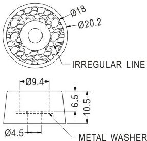 Rubber and Plastic Foot / Furniture