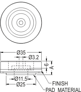 Rubber and Plastic Foot / Furniture