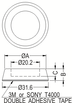 Rubber and Plastic Foot / Furniture