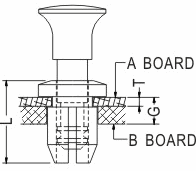 Latches and Piston / Spacer support / Furniture