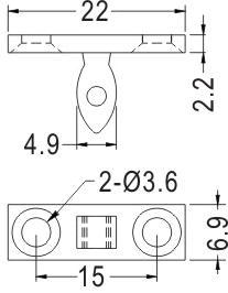 Latches and Piston / Spacer support / Furniture