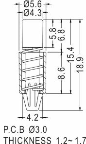 Latches and Piston / Spacer support / Furniture