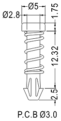 Latches and Piston / Spacer support / Furniture