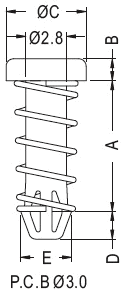 Latches and Piston / Spacer support / Furniture