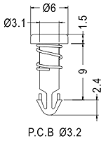 Latches and Piston / Spacer support / Furniture