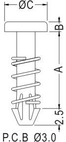 Latches and Piston / Spacer support / Furniture