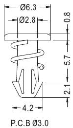 Latches and Piston / Spacer support / Furniture