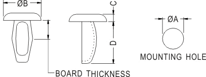 Latches and Piston / Spacer support / Furniture