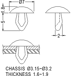 Latches and Piston / Spacer support / Furniture