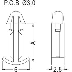 Latches and Piston / Spacer support / Furniture