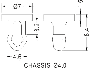 Latches and Piston / Spacer support / Furniture