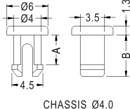 Latches and Piston / Spacer support / Furniture