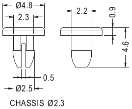 Latches and Piston / Spacer support / Furniture