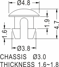 Latches and Piston / Spacer support / Furniture