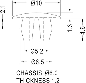 Latches and Piston / Spacer support / Furniture