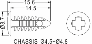 Latches and Piston / Spacer support / Furniture