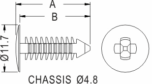 Latches and Piston / Spacer support / Furniture