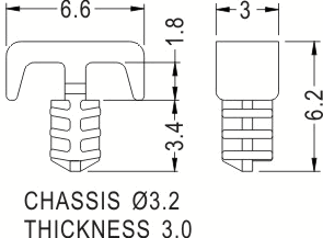 Latches and Piston / Spacer support / Furniture