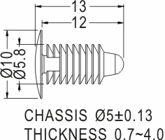 Latches and Piston / Spacer support / Furniture