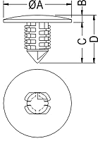 Latches and Piston / Spacer support / Furniture