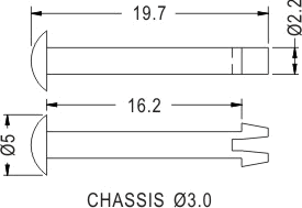 Latches and Piston / Spacer support / Furniture